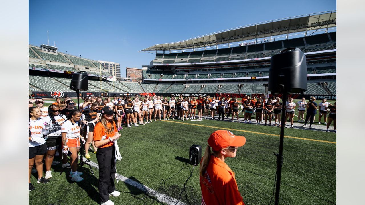 Bengals Host First-Annual Girls Flag Football Jamboree at Paycor