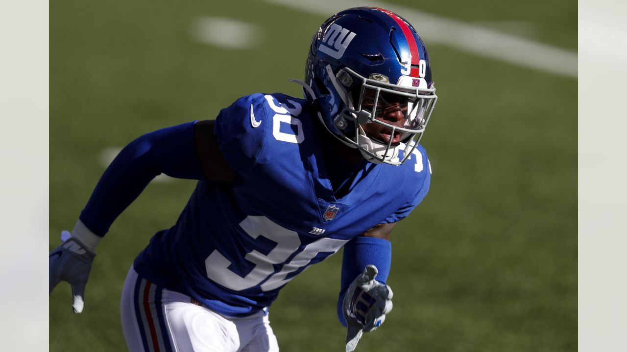 New York Giants linebacker Tomon Fox (49) during an NFL preseason football  game against the Cincinnati Bengals, Sunday, Aug. 21, 2022 in East  Rutherford, N.J. The Giants won 25-22. (AP Photo/Vera Nieuwenhuis