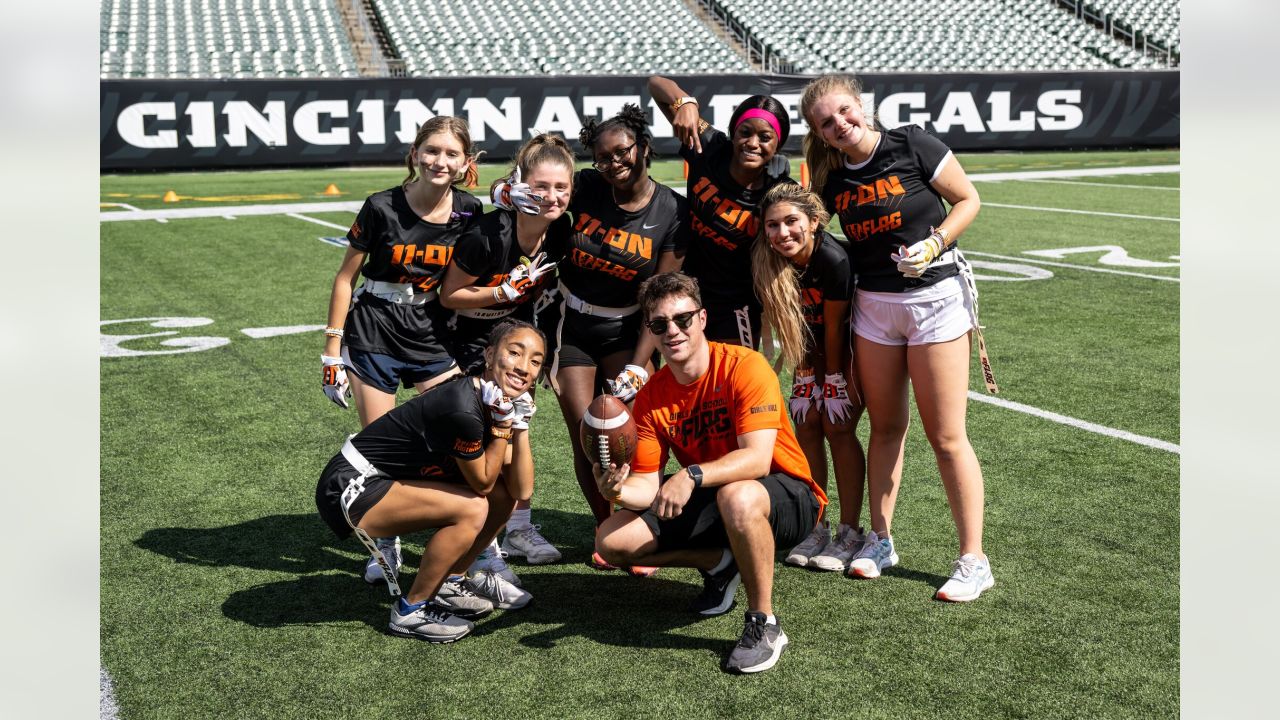 Bengals Host First-Annual Girls Flag Football Jamboree at Paycor