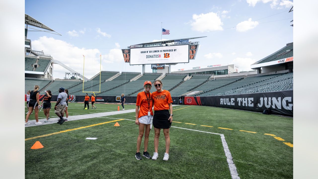 Bengals Host First-Annual Girls Flag Football Jamboree at Paycor