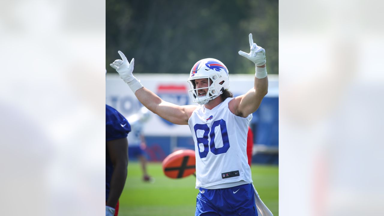 Buffalo Bills wide receiver Cole Beasley (11) runs after a catch during  practice at NFL football training camp in Orchard Park, N.Y., on Saturday,  July 31, 2021. (AP Photo/Joshua Bessex Stock Photo - Alamy