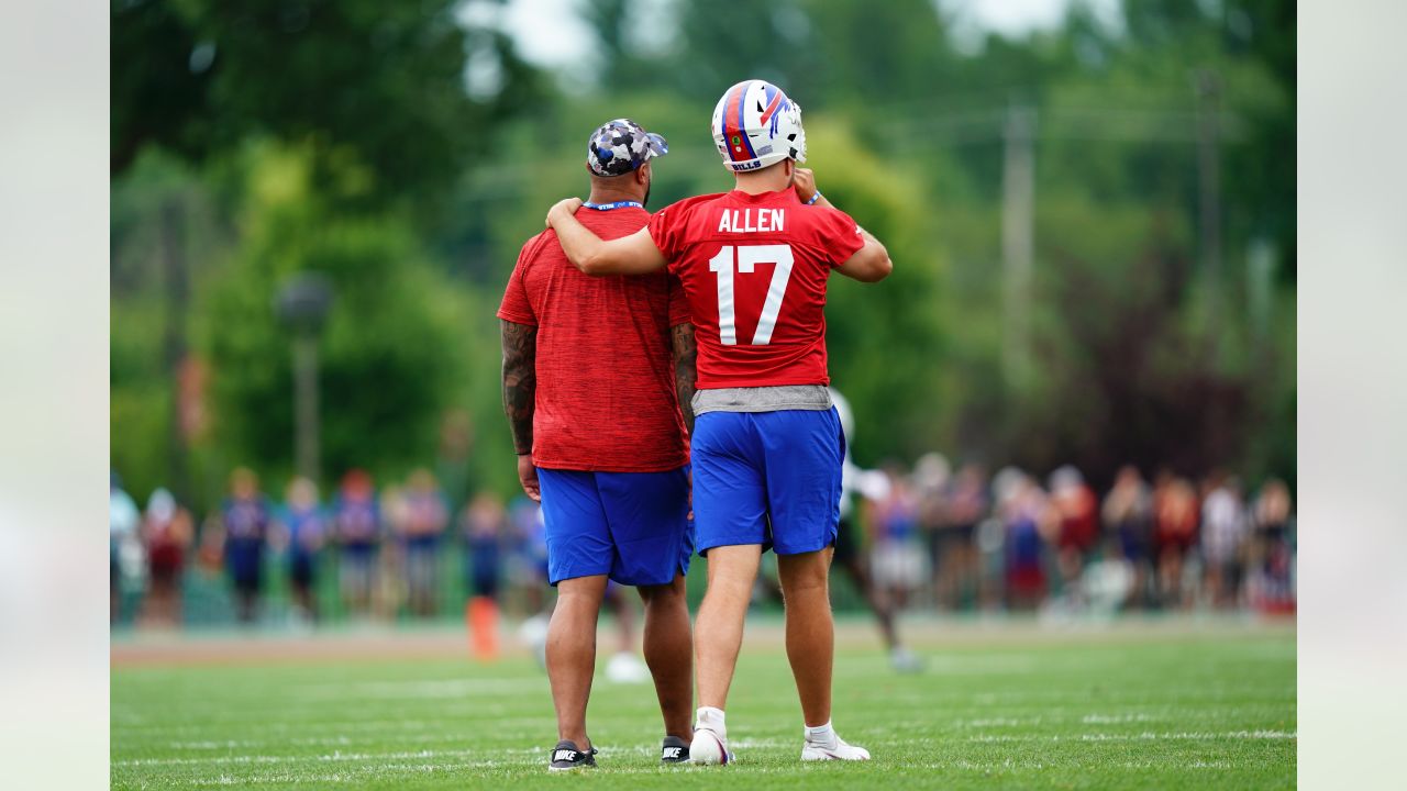 Josh Allen Gives Cleats Away At Training Camp! #Shorts 