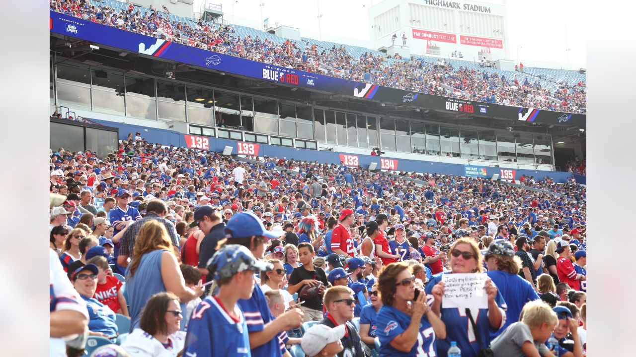 Bills fans travel near and far to watch team in Return of Blue & Red