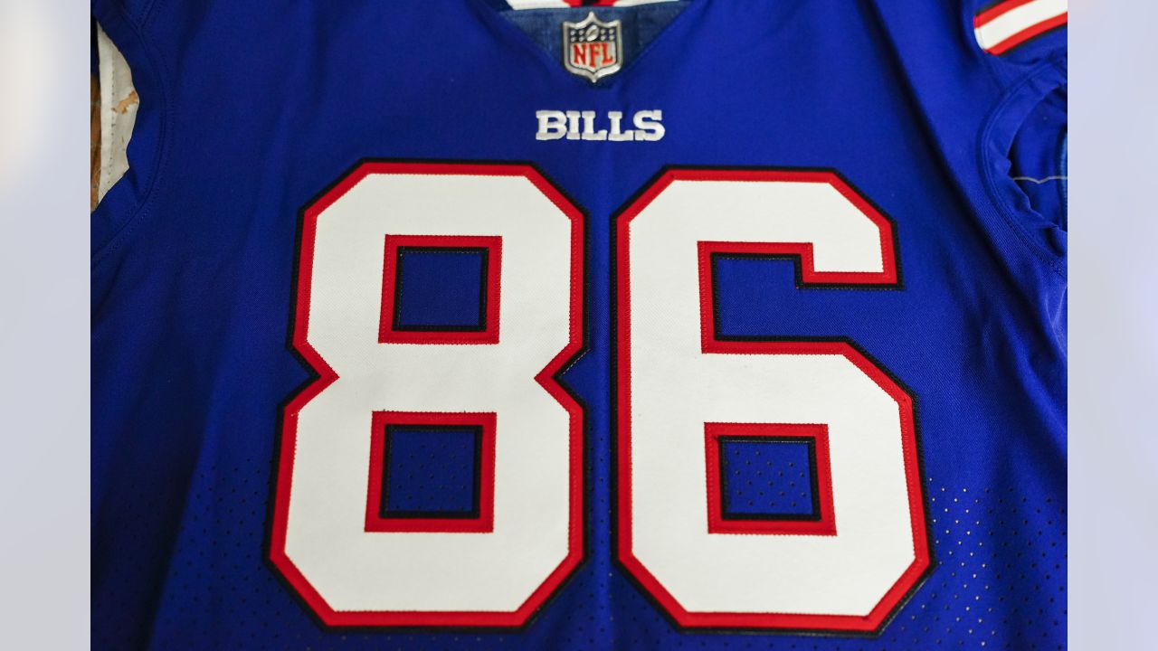 Josh Allen Signed Buffalo Bills LED Framed Nike Elite Blue Jersey