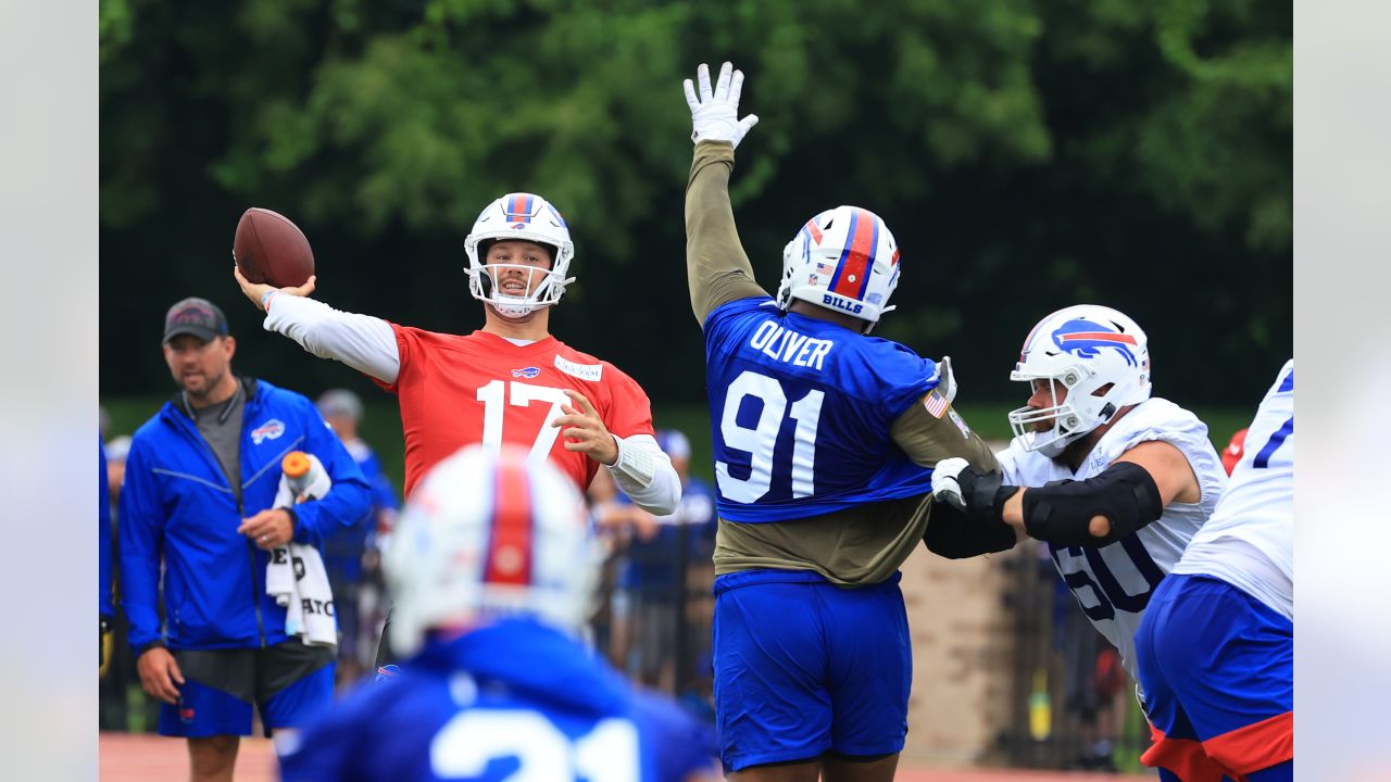 Josh Allen, Buffalo Bills open training camp in Rochester NY