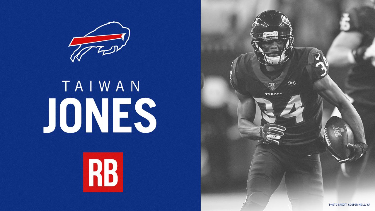 Buffalo Bills - Reports: RB Taiwan Jones is coming back to Buffalo. Get to  know our newest free agents: