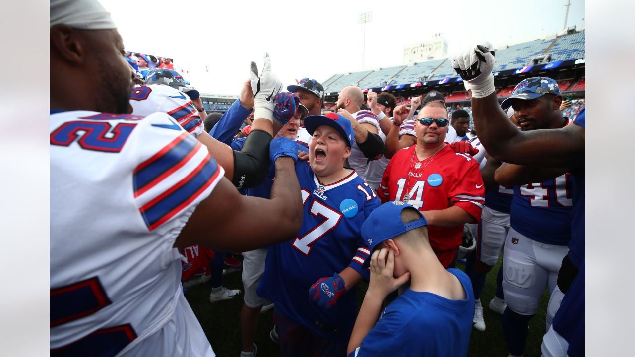 Bills fans travel near and far to watch team in Return of Blue & Red