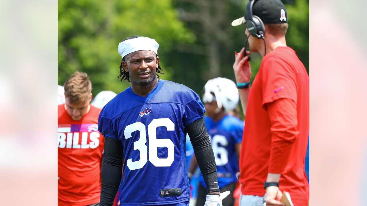 Buffalo Bills defensive back Dane Jackson (30) makes a catch during an NFL  football Mandatory Minicamp practice in Orchard Park, N.Y., Tuesday June  13, 2023. (AP Photo/Jeffrey T. Barnes Stock Photo - Alamy