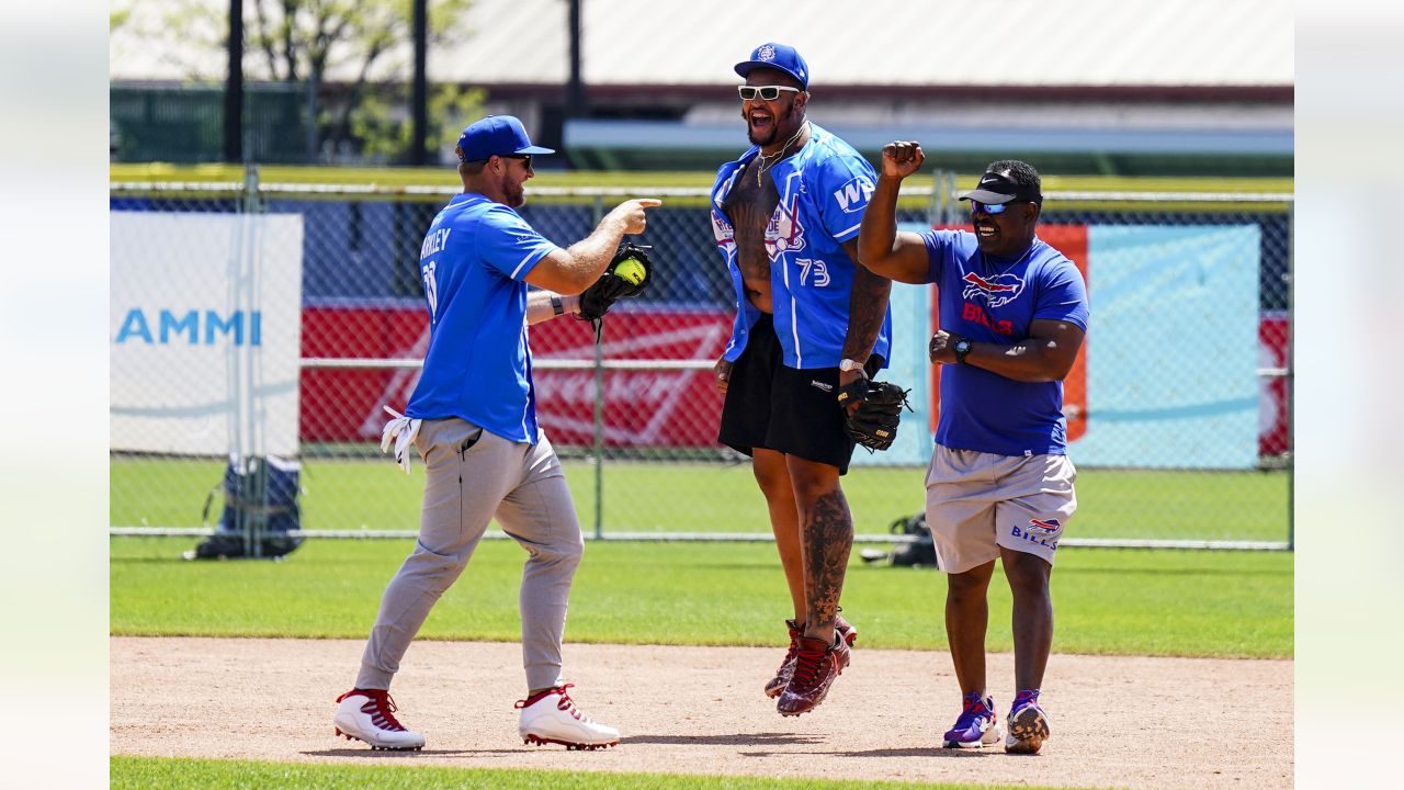 Bills' Micah Hyde addresses Buffalo shooting at charity softball game:  'We're going to spread love today'