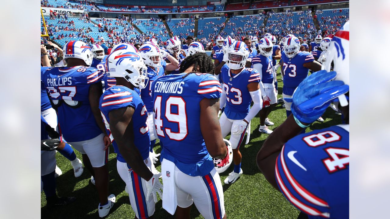 Buffalo Bills - Buffalo Bills s Siran Neal #29 - Return of the Blue & Red  Practice at New Era Field. Photo by Bill Wippert August 3, 2018