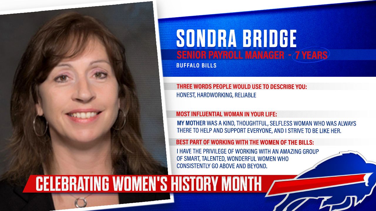 Sondra Bridge - Senior Payroll Manager - Buffalo Bills