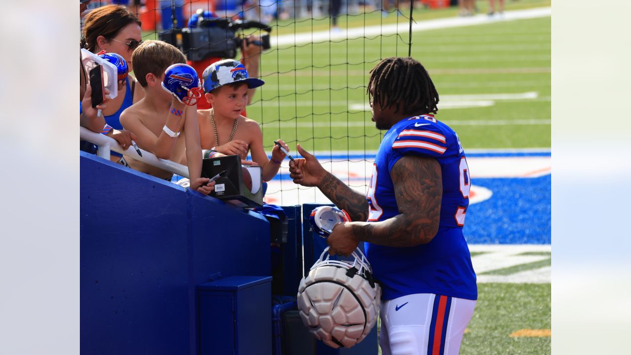 Buffalo Bills - Buffalo Bills s Siran Neal #29 - Return of the Blue & Red  Practice at New Era Field. Photo by Bill Wippert August 3, 2018