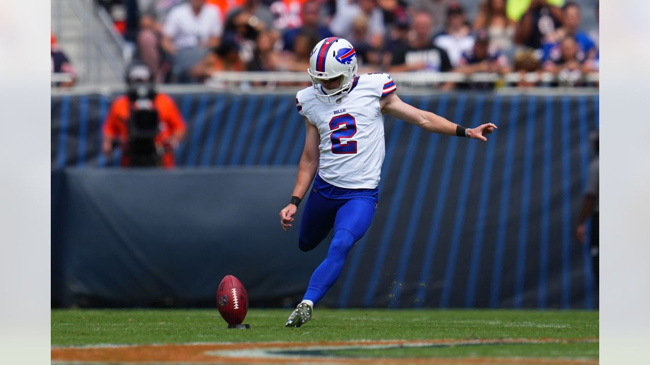 Buffalo Bills quarterback Josh Allen (17) looks to pass the ball against  the Chicago Bears during the first half of an NFL preseason football game,  Saturday, Aug. 26, 2023, in Chicago. (AP