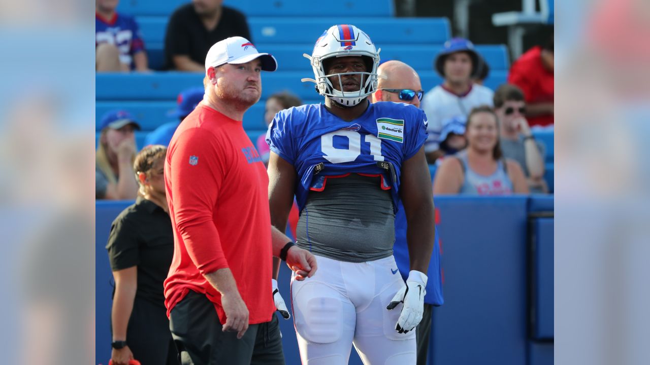 January 4, 2020: Buffalo Bills defensive back Jaquan Johnson (46) smiles  during the 3rd quarter of an NFL football playoff game between the Buffalo  Bills and the Houston Texans at NRG Stadium