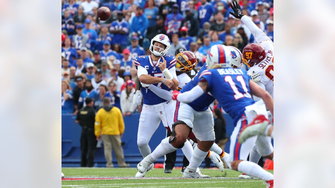 Buffalo Bills dominate for first home win of the season defeating  Washington Football Team 43-21