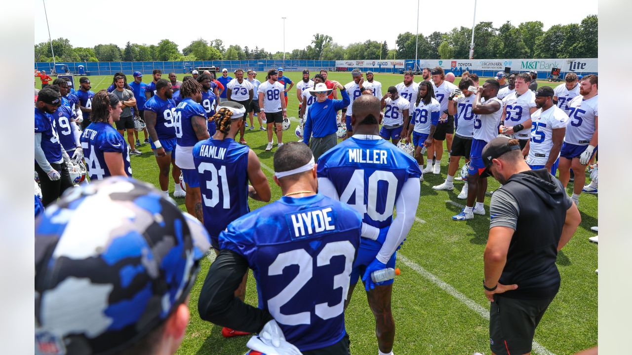 Buffalo Bills defensive back Dane Jackson (30) makes a catch during an NFL  football Mandatory Minicamp practice in Orchard Park, N.Y., Tuesday June  13, 2023. (AP Photo/Jeffrey T. Barnes Stock Photo - Alamy