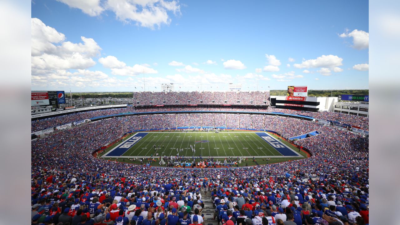 Buffalo Bills End Zone at Highmark Stadium Panoramic Poster