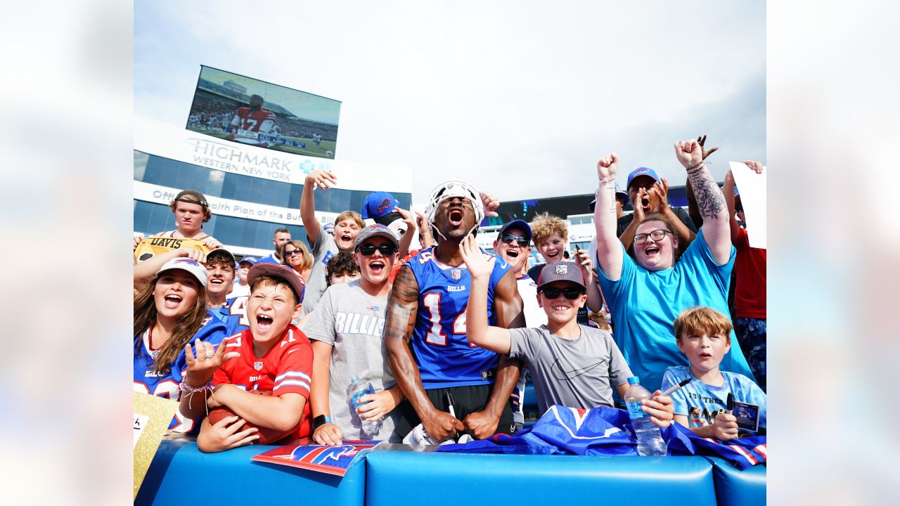 Bills Fans Playing cornhole at the Bills Mafia House show support for Damar  - 2022 Buffalo Bills - Bills Fans