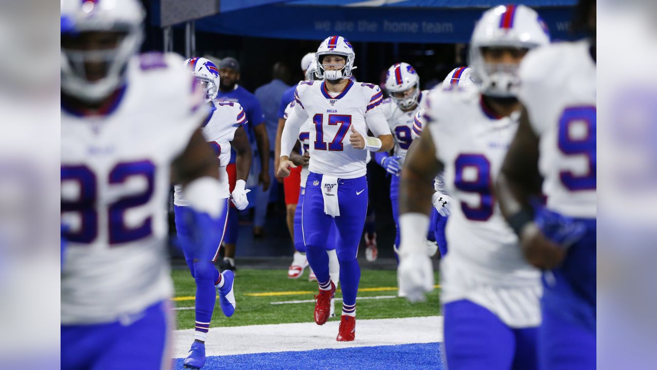 Buffalo Bills defensive back Denzel Rice (37) against the Detroit Lions  during an NFL preseason football game in Detroit, Friday, Aug. 23, 2019.  (AP Photo/Rick Osentoski Stock Photo - Alamy