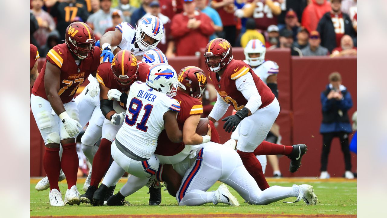 Bills post nine sacks, four interceptions to crush the Commanders 37-3 -  Buffalo Rumblings