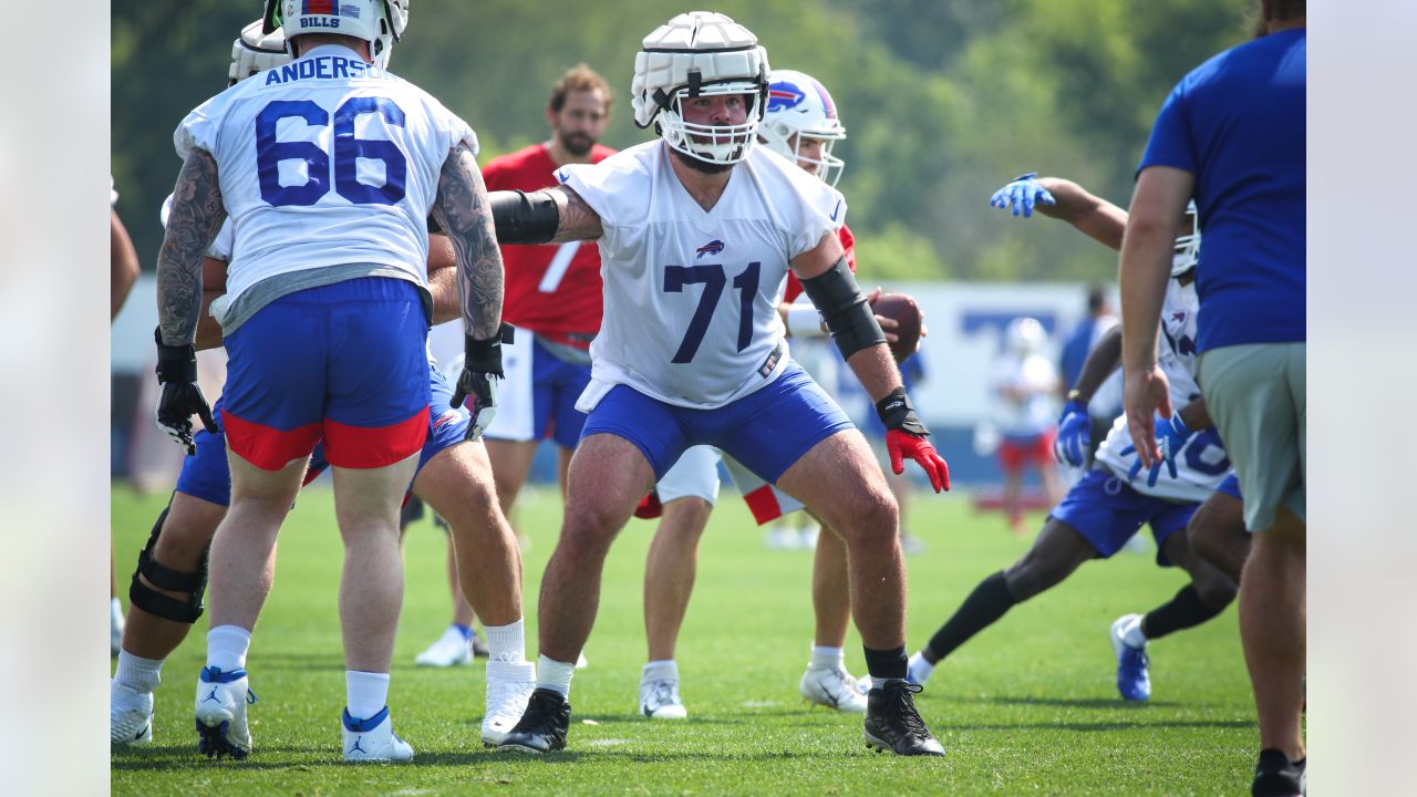 Buffalo Bills wide receiver Cole Beasley (11) runs after a catch during  practice at NFL football training camp in Orchard Park, N.Y., on Saturday,  July 31, 2021. (AP Photo/Joshua Bessex Stock Photo - Alamy