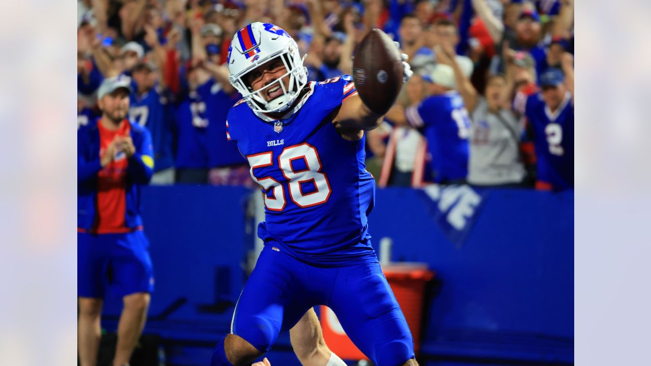 Bills to wear all-blue uniforms vs. Packers on Sunday 