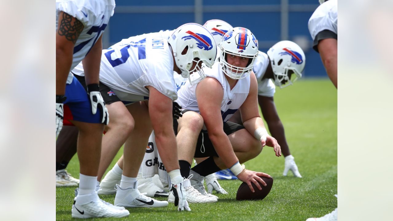 Buffalo Bills cornerback Christian Benford (47) looks for the ball as he  runs a drill during the NFL football team's rookie minicamp in Orchard  Park, N.Y., Friday May 13, 2022. (AP/ Photo