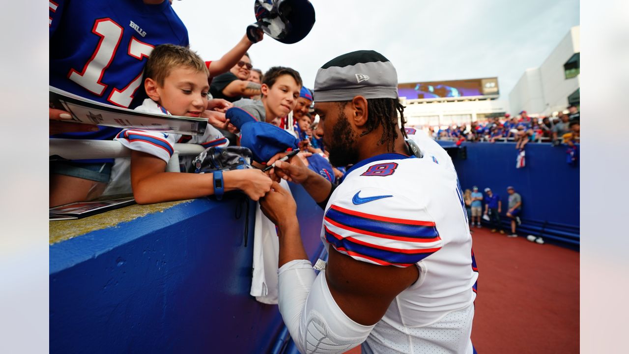 Bills fans travel near and far to watch team in Return of Blue & Red