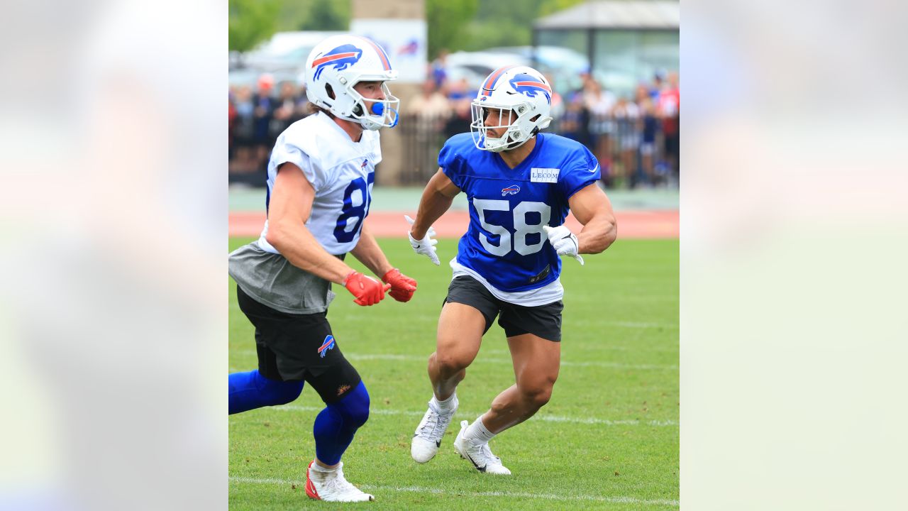 Dawson Knox, Spencer Brown miss Bills OTAs due to minor injuries