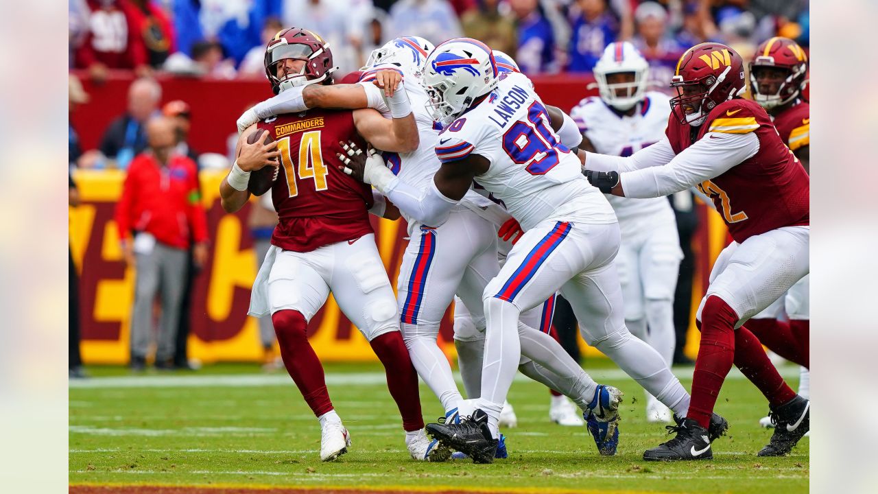 All-22 Analysis: Buffalo Bills sackapalooza vs. Washington Commanders -  Buffalo Rumblings