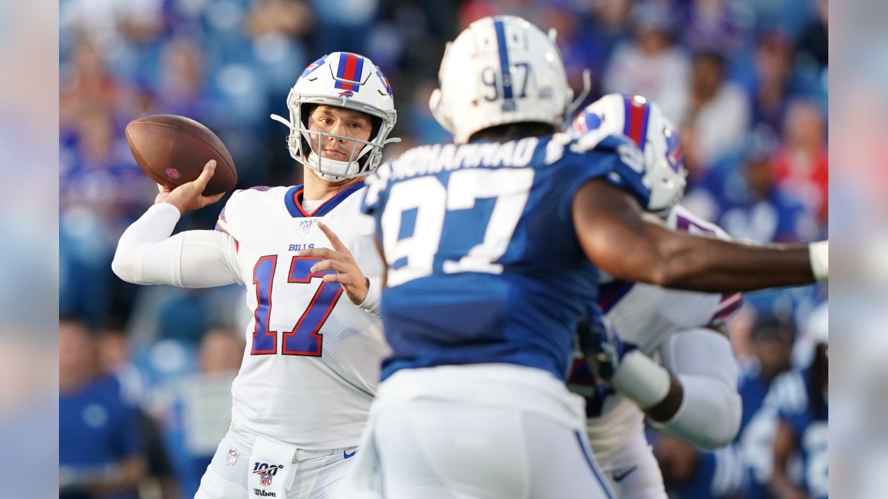 Indianapolis Colts running back D'vonte Price runs on the field during the  second half of a preseason NFL football game against the Buffalo Bills in  Orchard Park, N.Y., Saturday, Aug. 13, 2022. (