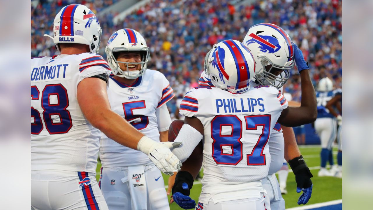 Bills overcome controversial review late in playoff win over Colts