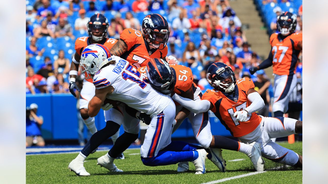 Broncos' backups can't keep pace with Bills' starters, fall 42-15