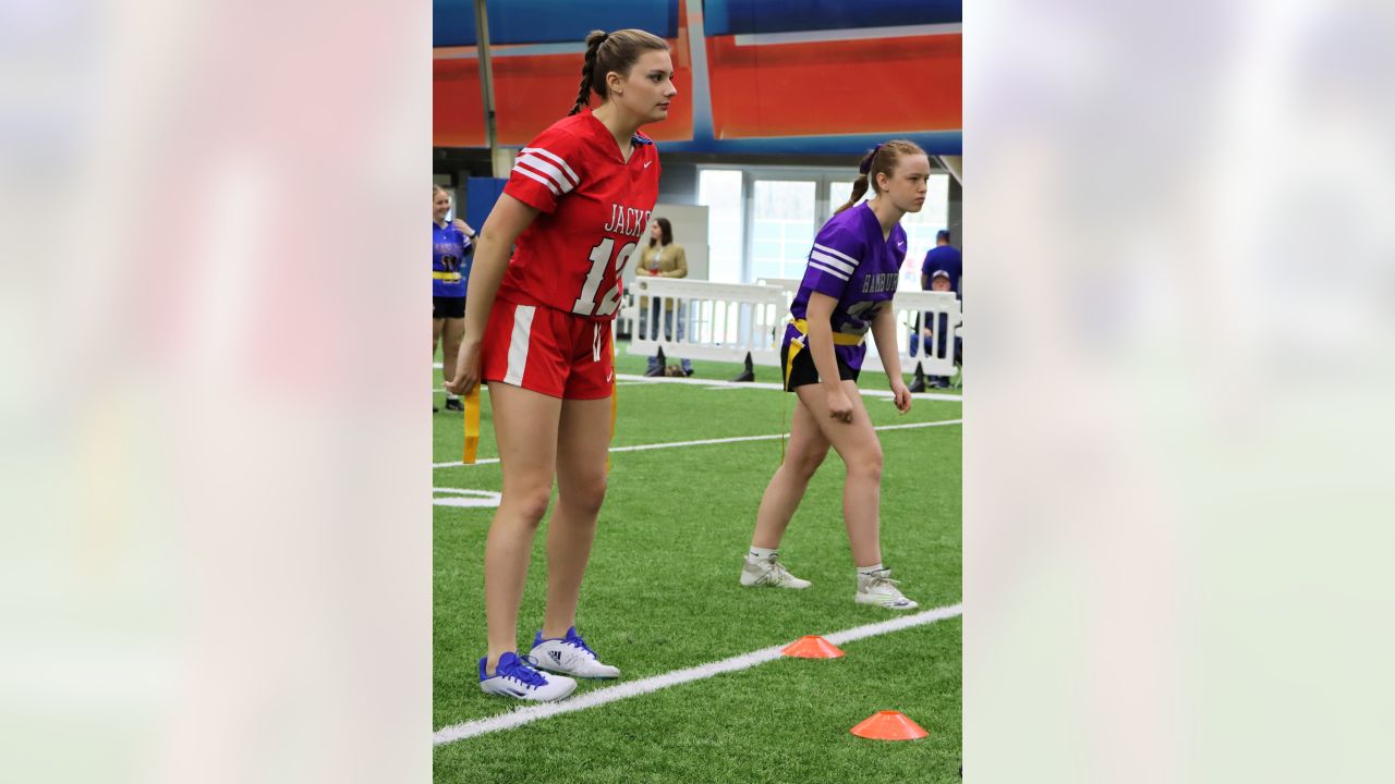 Marissa Figueroa Wears Buffalo Bills Football Shirt