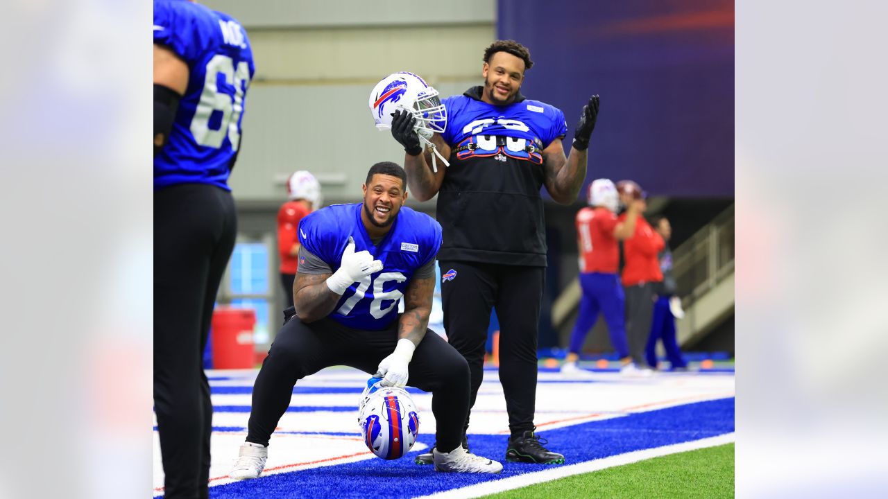 Bills' Rodger Saffold returns; Boogie Basham stands out on Day 10