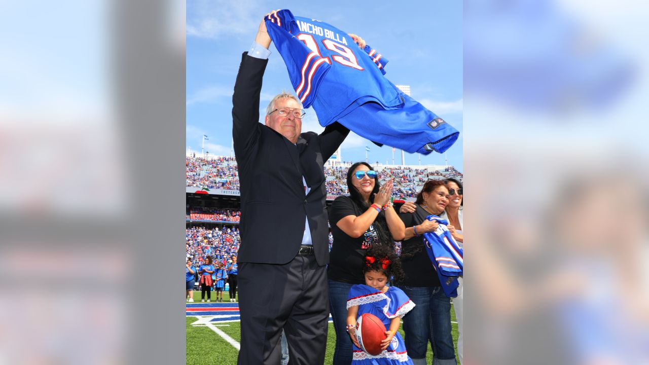 Clothing brands join forces to honor Bills superfan Pancho Billa with  limited edition jacket