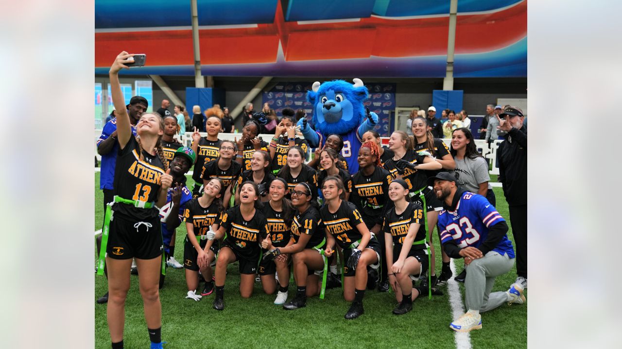 Bills event celebrates high school girls flag football