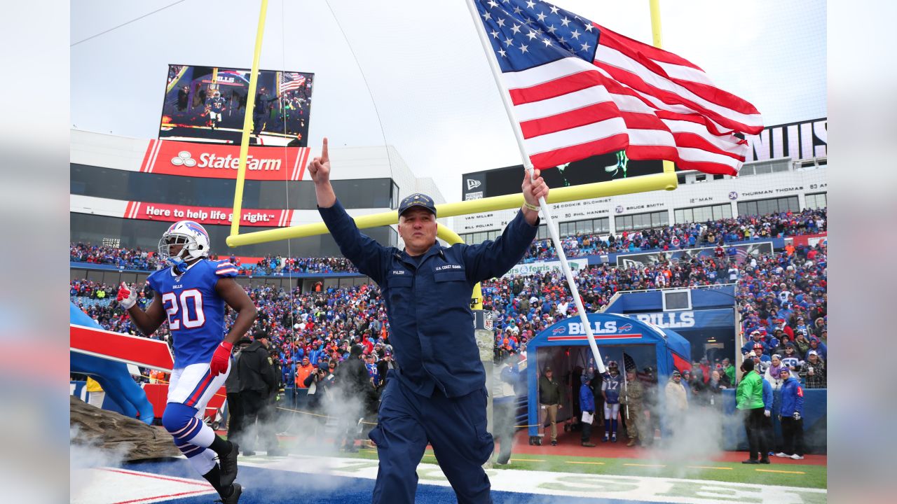 Denver broncos vs Buffalo Bills game day salute to service