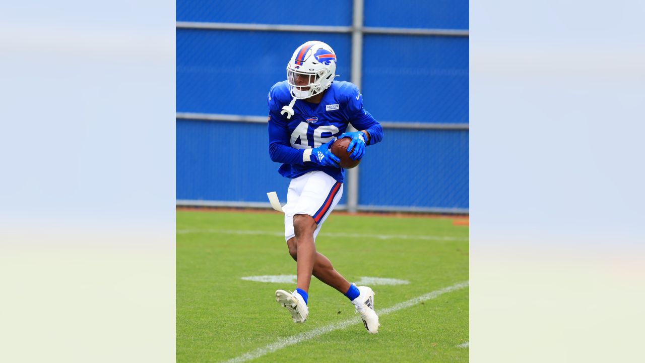 Buffalo Bills cornerback Ja'Marcus Ingram (46) covers a kick