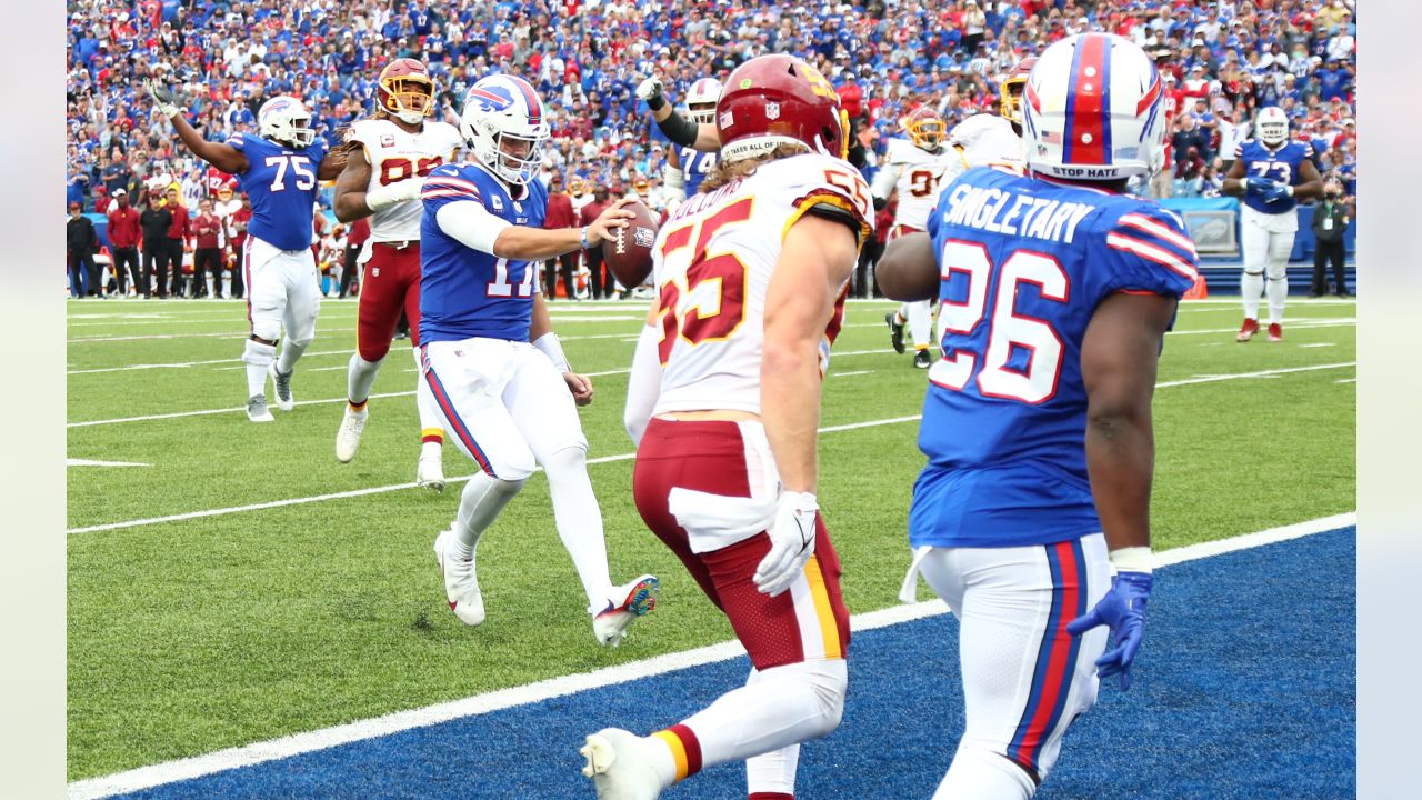 Buffalo Bills win in blowout over Washington Football Team; Josh Allen  erupts with 5 TDs (7 observations) 