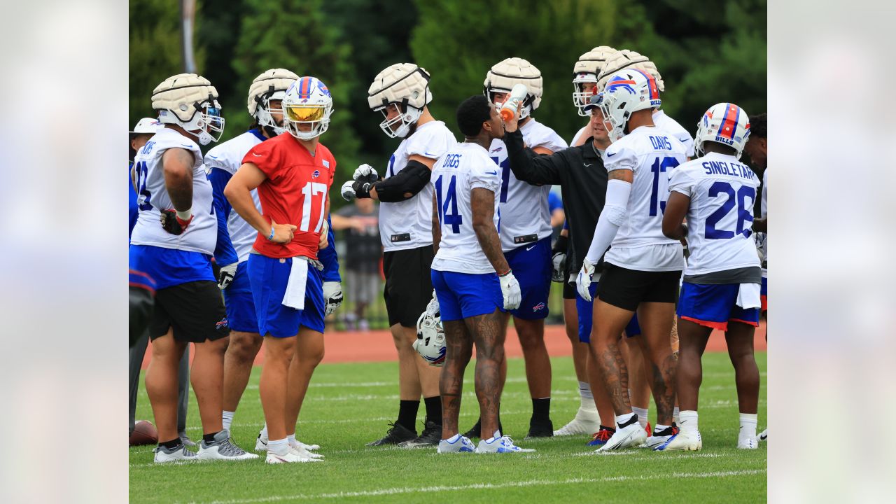 On Day 1 of Bills training camp, turkey burgers and toilet paper