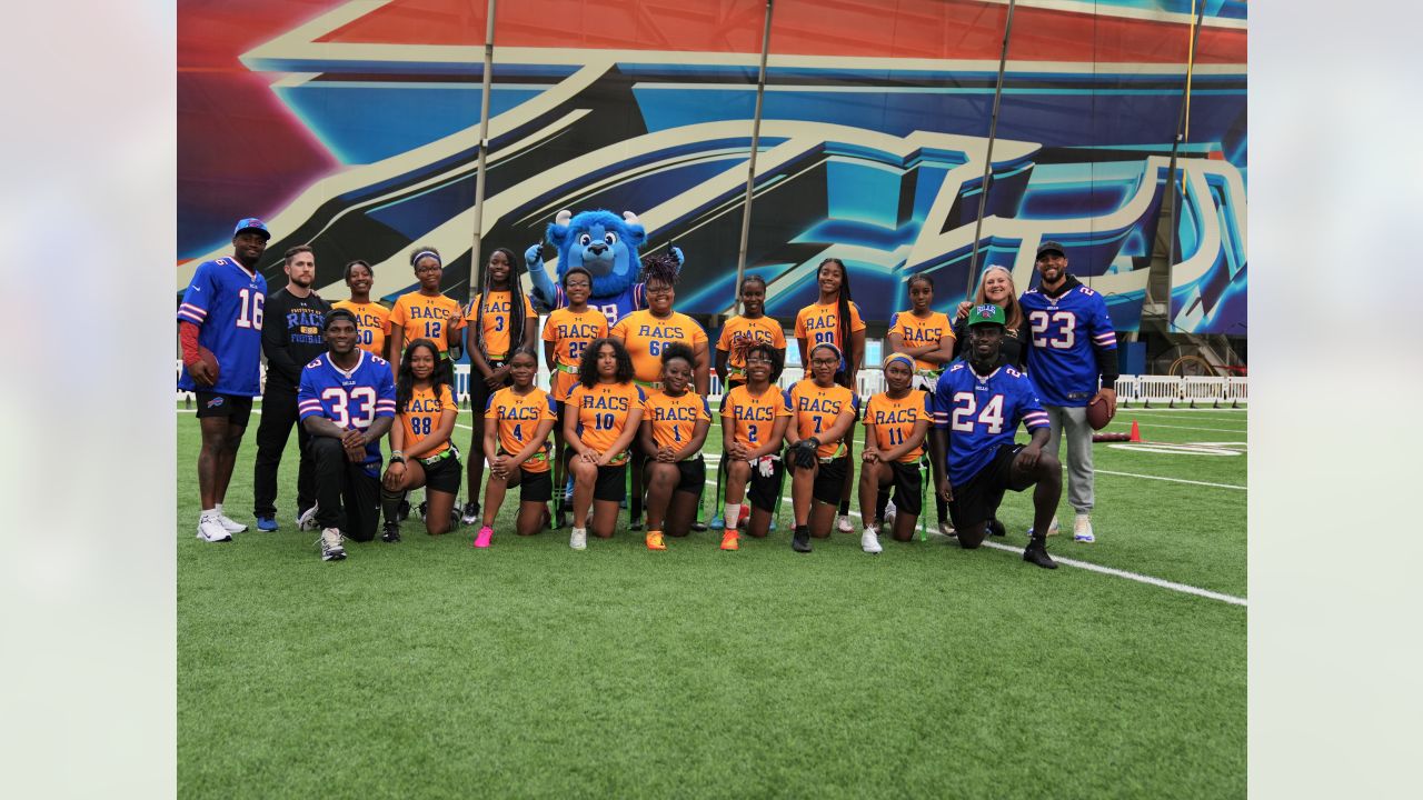 Bills welcome over 1,000 participants for High School Girls Flag Football  Celebration event