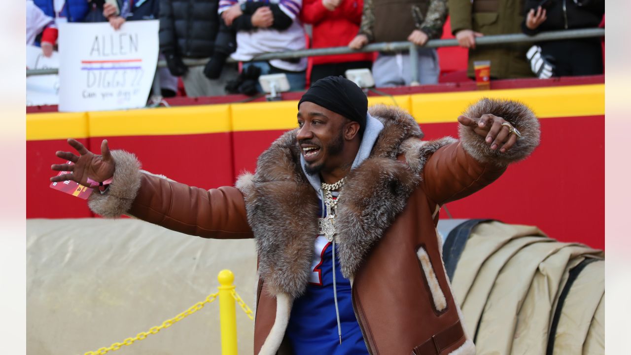 buffalo bills fur coat