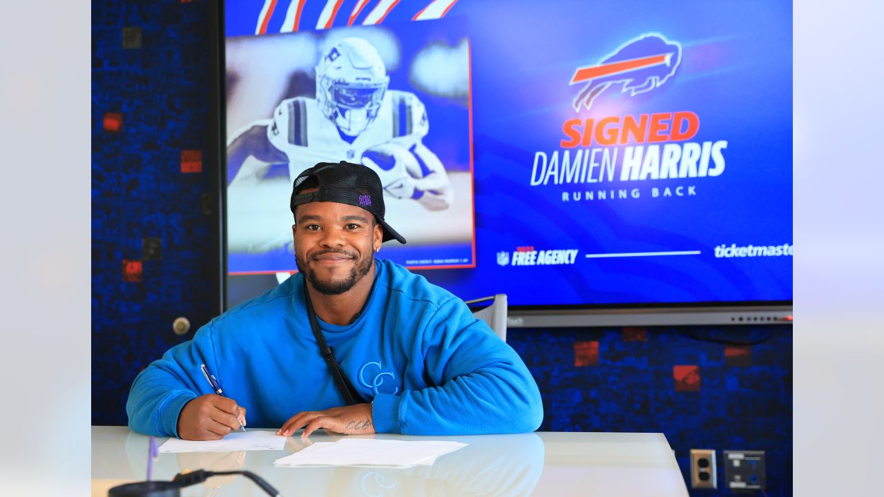 NFL on X: Bills signing RB Damien Harris. (via @RapSheet) https