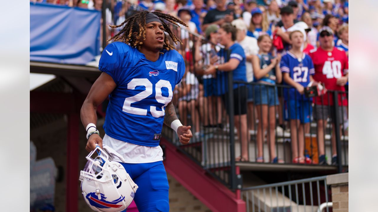 4 Observations: Damar Hamlin crosses another emotional milestone, Josh Allen  teases blue helmet, more from stadium practice