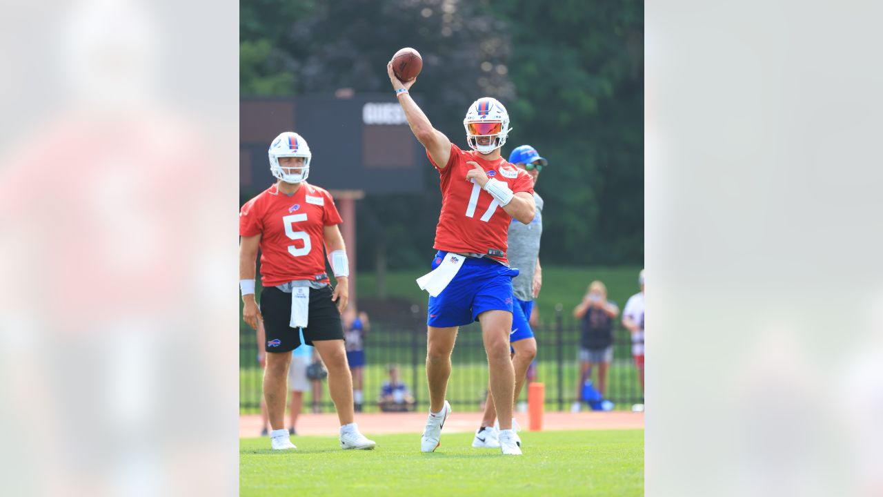 Josh Allen contract Buffalo Bills training camp observations