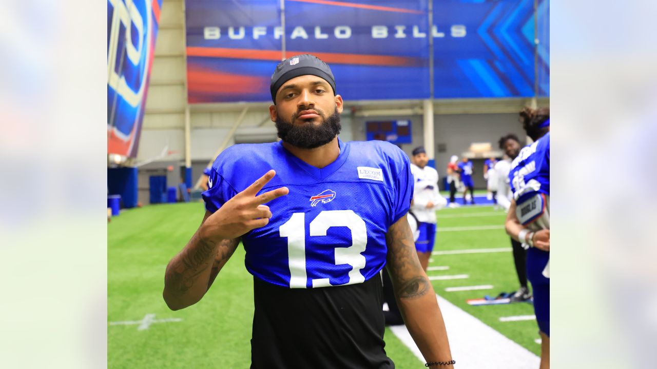 Current Bills OL Spencer Brown (at right, lol) playing baseball in