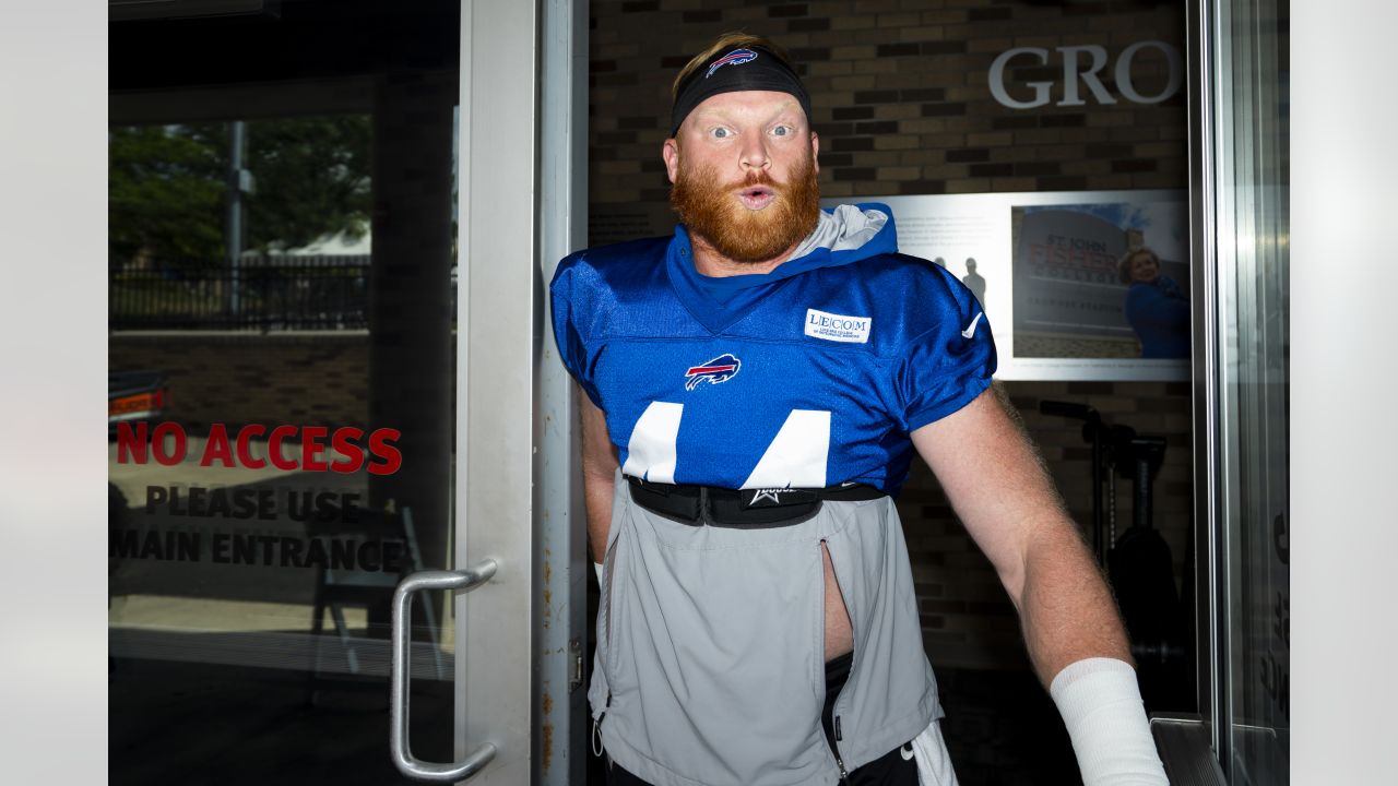 Buffalo Bills fullback Reggie Gilliam (41) walks off the field