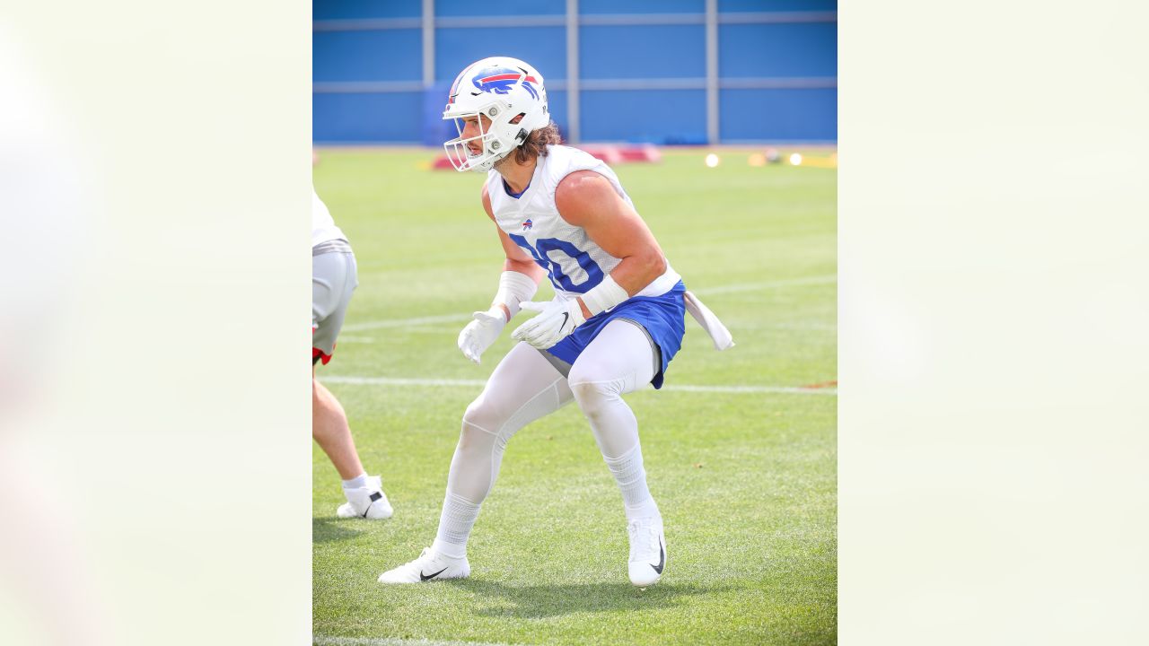 Buffalo Bills tight end Jacob Hollister (80) in action against the