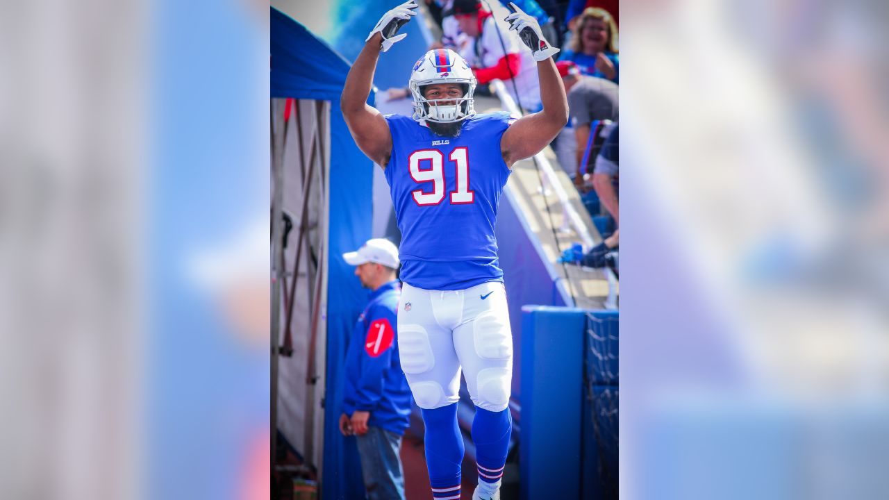 Awesome - Shaq Lawson - Buffalo Bills - #90 - Blue Jersey - Youth Size  Small